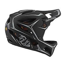 Casco Stage Pinstripe Black White Troy Lee Designs - Image 4