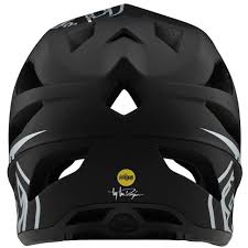 Casco Stage Stealth Black Silver Troy Lee - Image 4