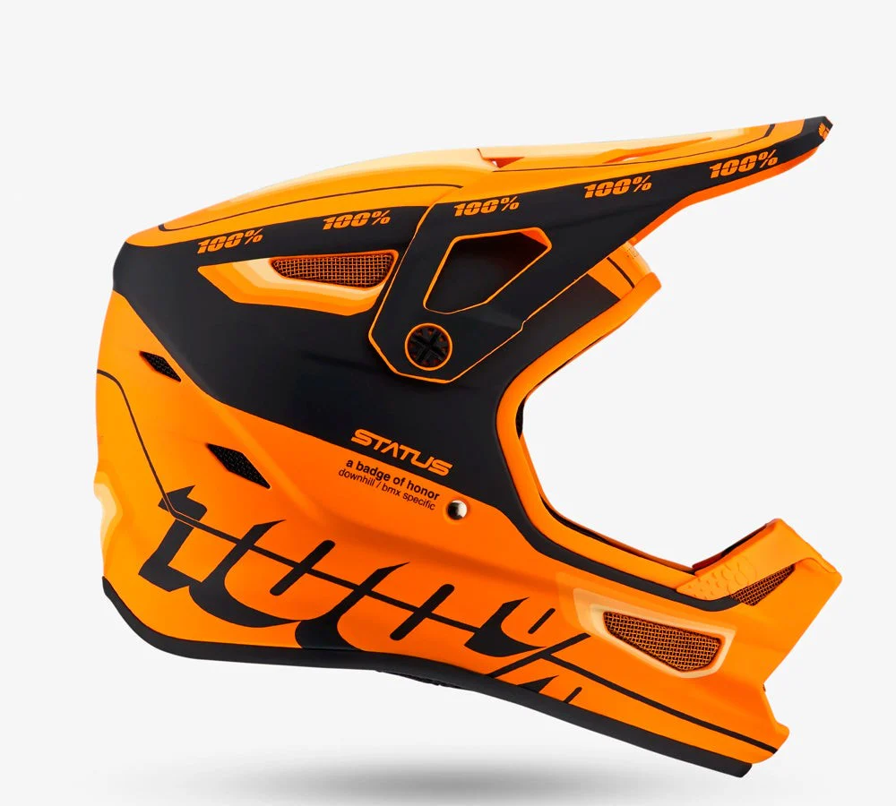 Casco Downhill / MTB / BMX modelo Status Topenga Orange | 100 Percent