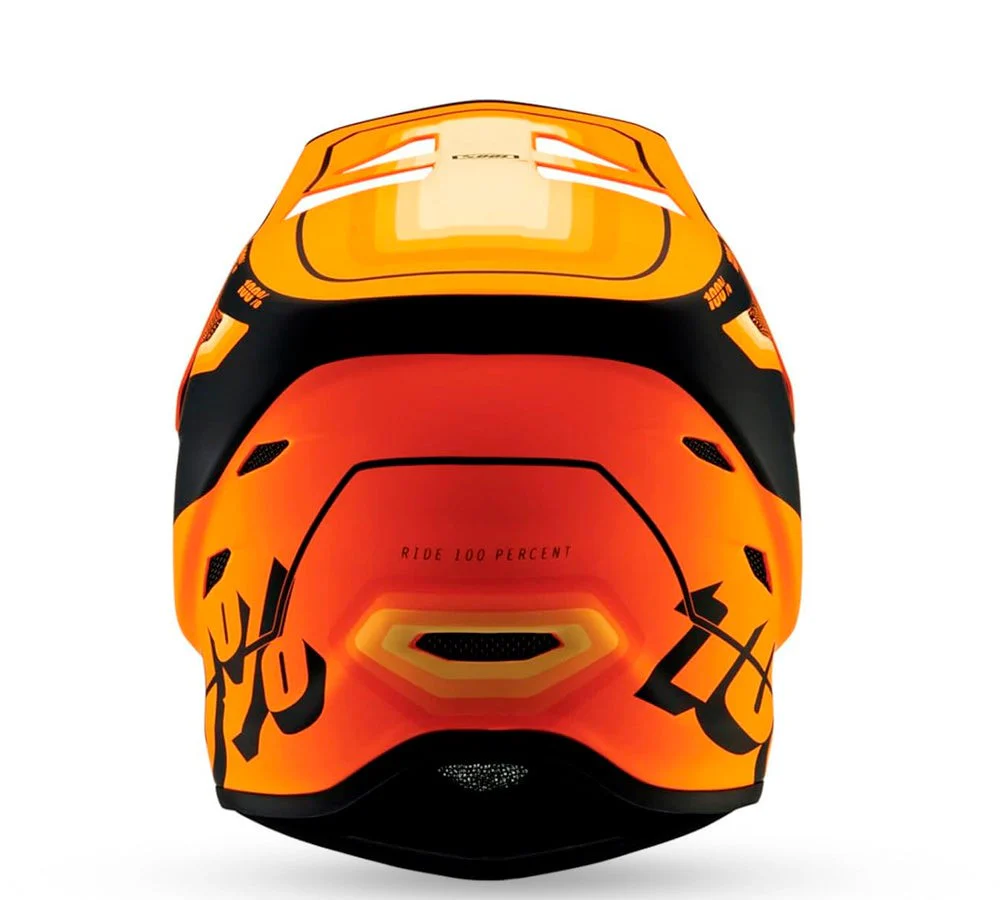 Casco Downhill / MTB / BMX modelo Status Topenga Orange | 100 Percent - Image 2