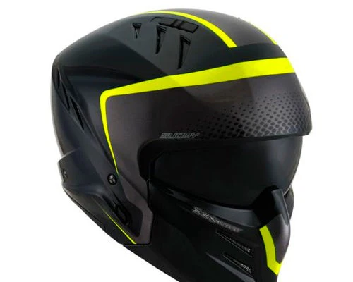 Casco Urban Jet Armor Crew Black Yellow | Suomy - Image 3