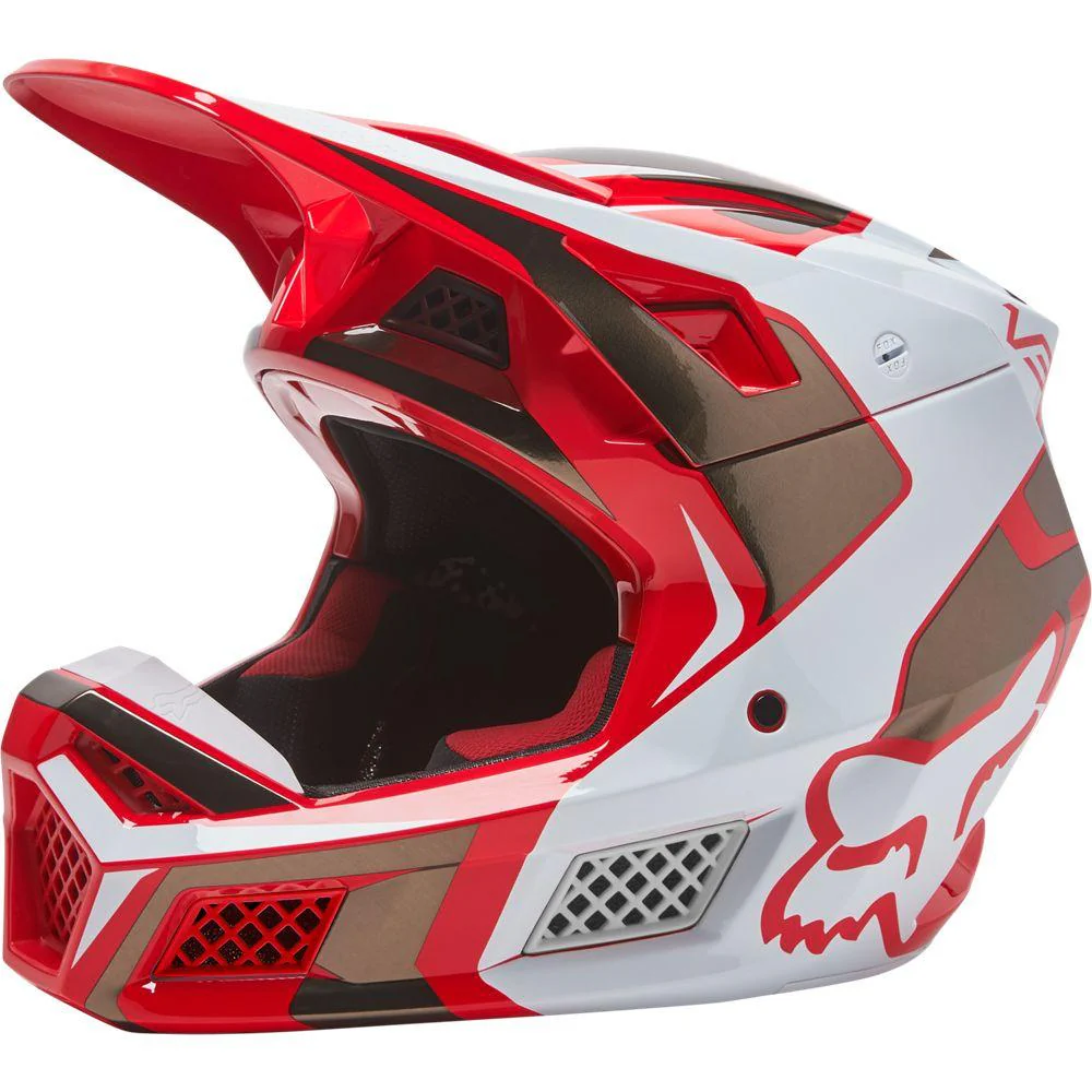 Casco V3 Rs Mirer Ece [Flo Red] Fox Racing - Image 2