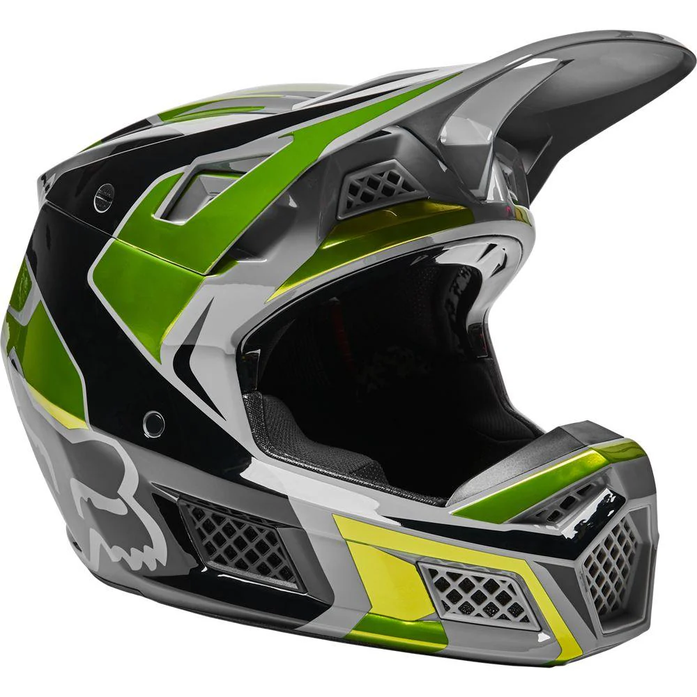 Casco V3 Rs Mirer Ece [Flo Ylw] Fox Racing