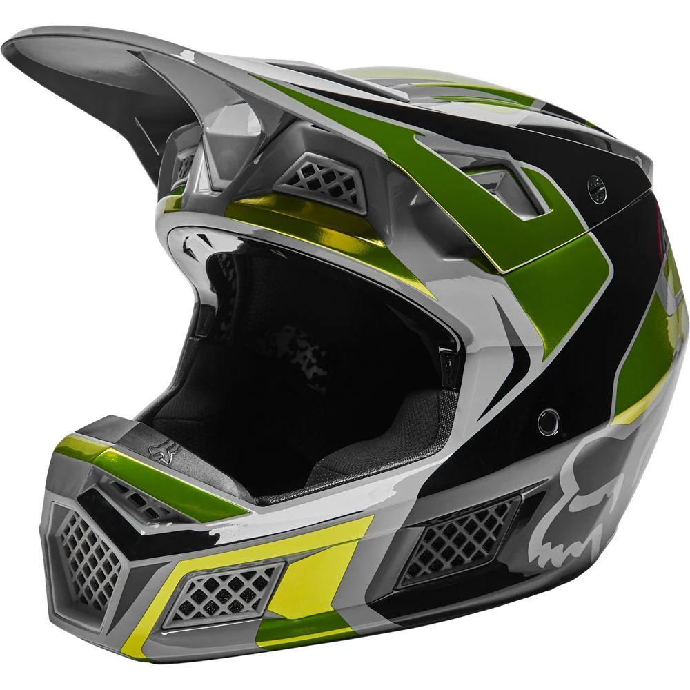 Casco V3 Rs Mirer Ece [Flo Ylw] Fox Racing - Image 2