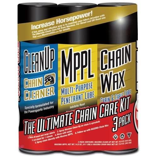 Kit Limpieza de Transmisión Chain Wax Combo Kit 3-Pack Street Maxima