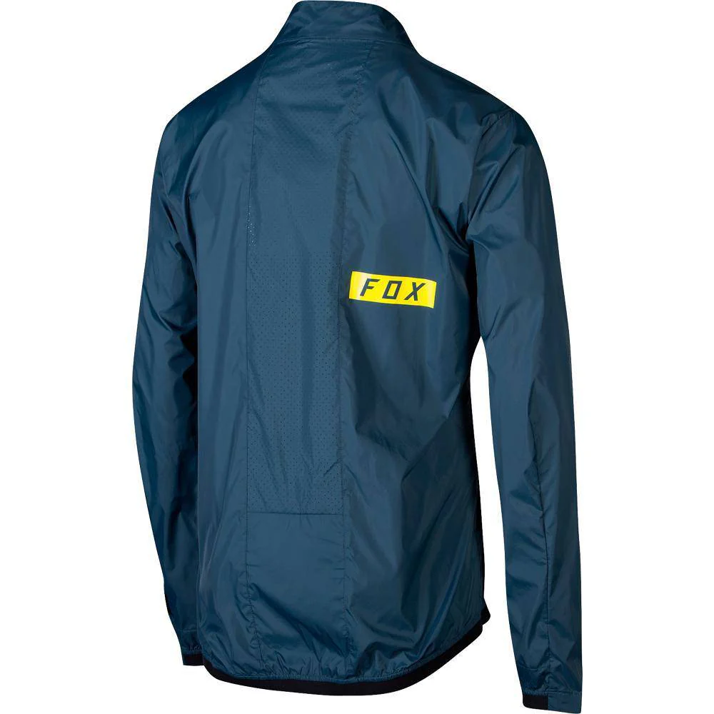 Chaqueta Bicicleta Attack Wind Azul Fox Racing. - Image 2