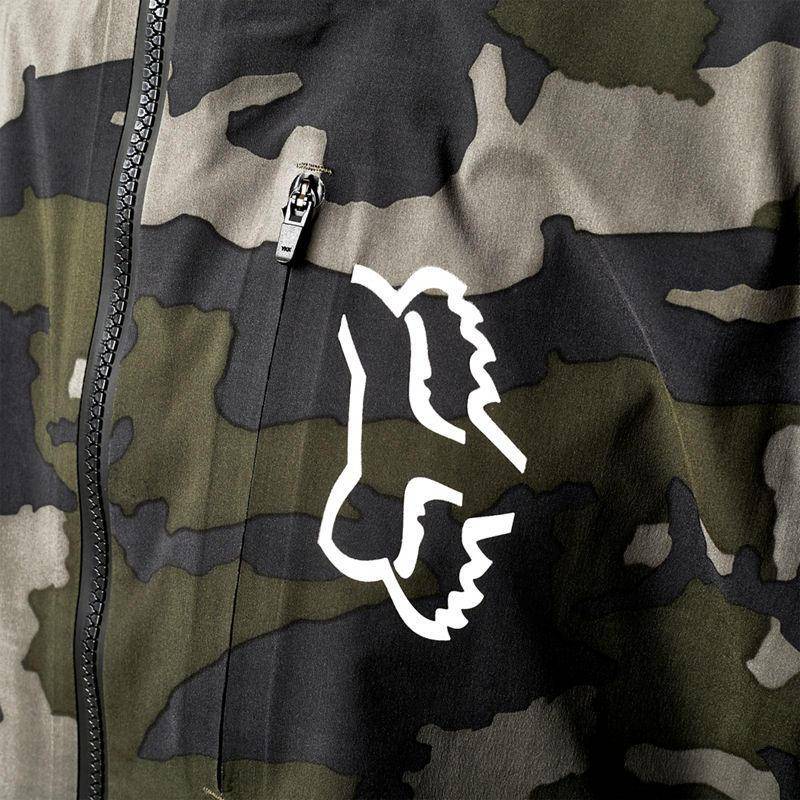 Chaqueta Bicicleta Flexair Pro 3L Verde Camo Fox Racing - Image 4