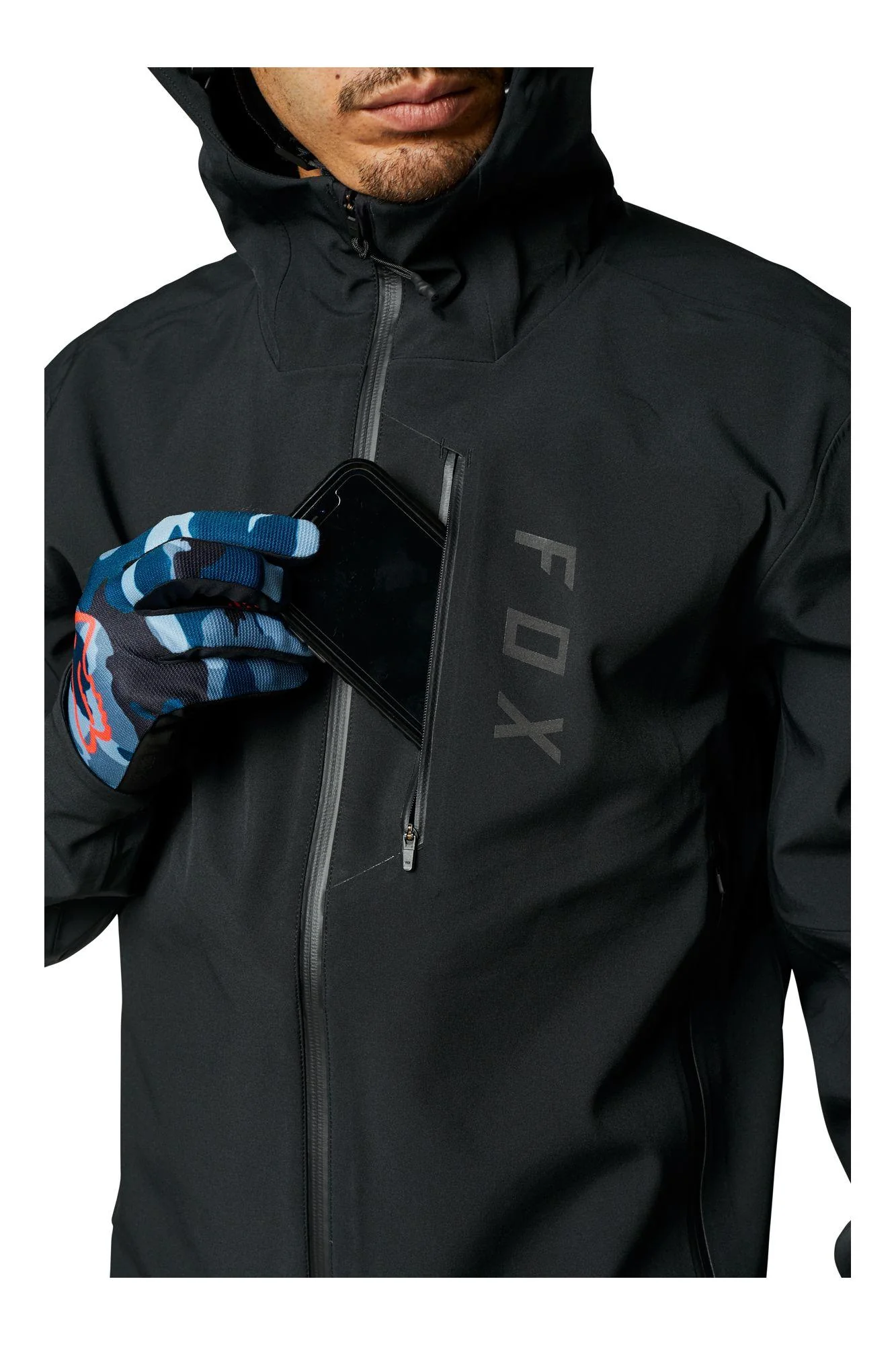 Chaqueta Bicicleta Ranger 3L Water Negro Fox Racing - Image 4