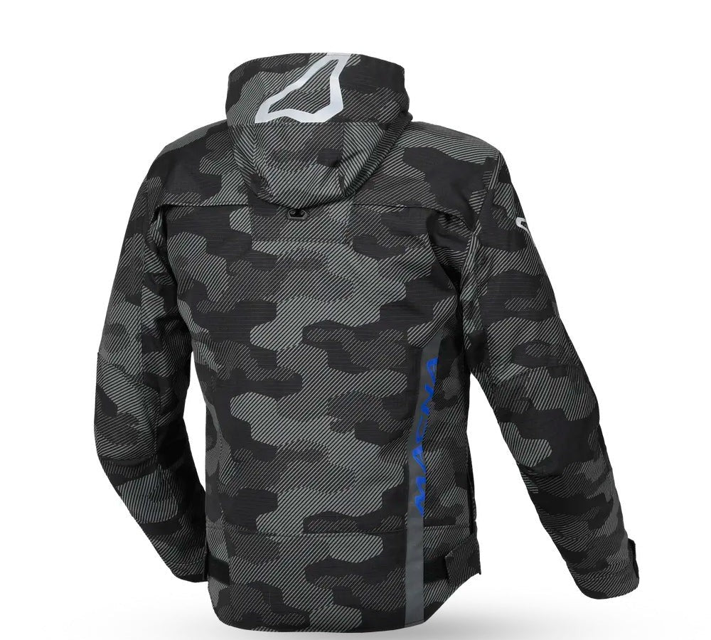 Chaqueta casual impermeable modelo Riggor. Color camo/azul | Macna - Image 2