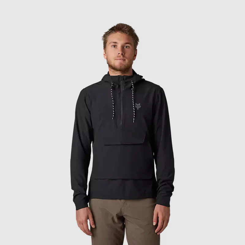 Chaqueta Cortavientos Bicicleta Ranger Negro Fox - Image 3
