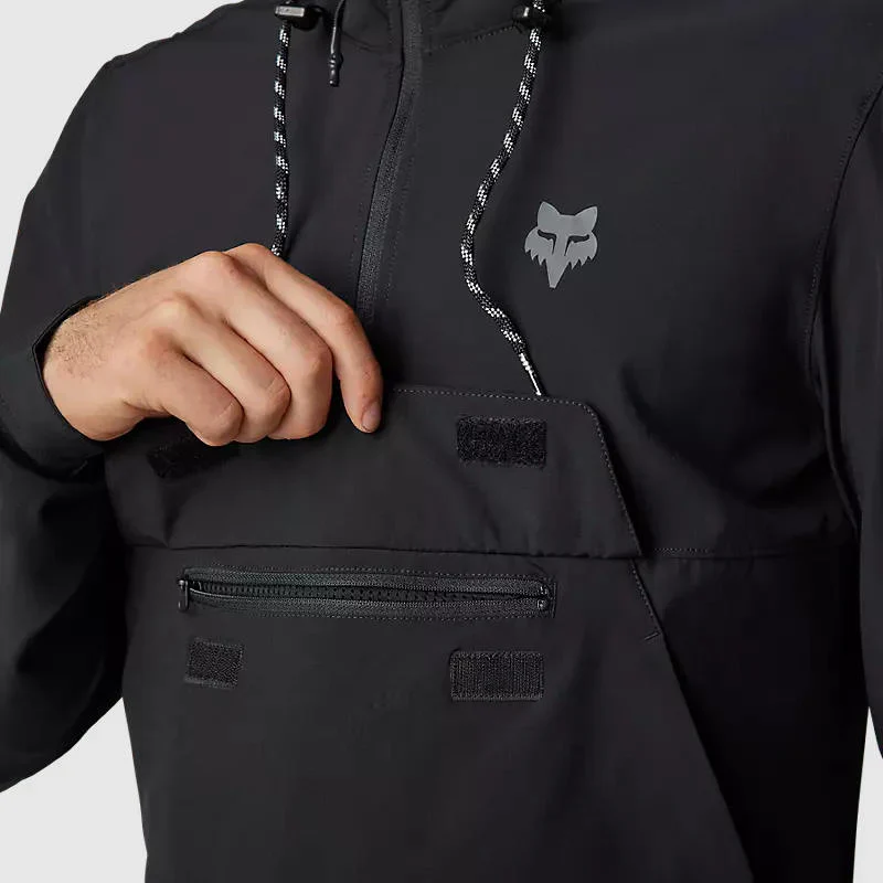 Chaqueta Cortavientos Bicicleta Ranger Negro Fox - Image 5