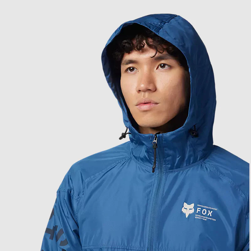 Chaqueta Cortavientos Lifestyle Barge Azul Fox - Image 5