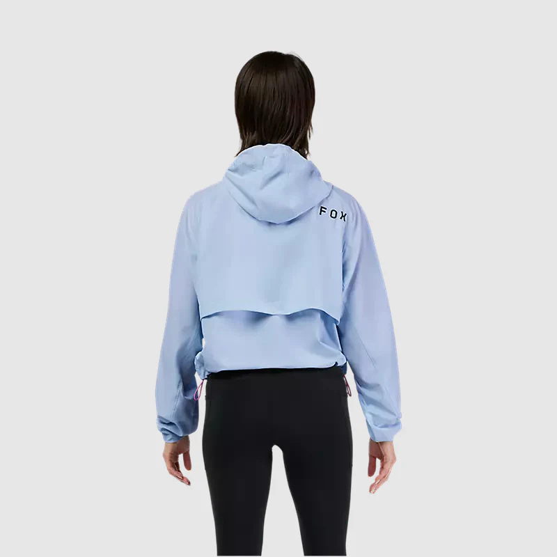 Chaqueta Cortavientos Lifestyle Mujer Survivalist Azul Fox - Image 4