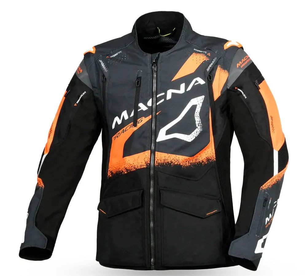 Chaqueta de enduro modelo Landmark. Color negro/naranjo | Macna