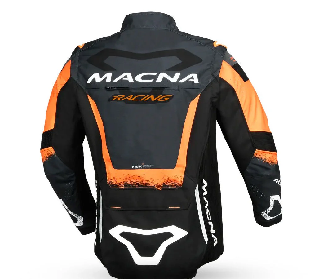 Chaqueta de enduro modelo Landmark. Color negro/naranjo | Macna - Image 2