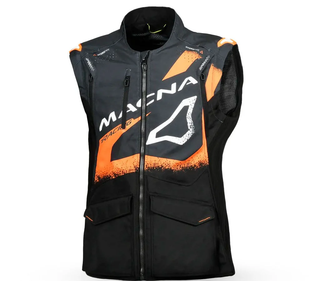 Chaqueta de enduro modelo Landmark. Color negro/naranjo | Macna - Image 3