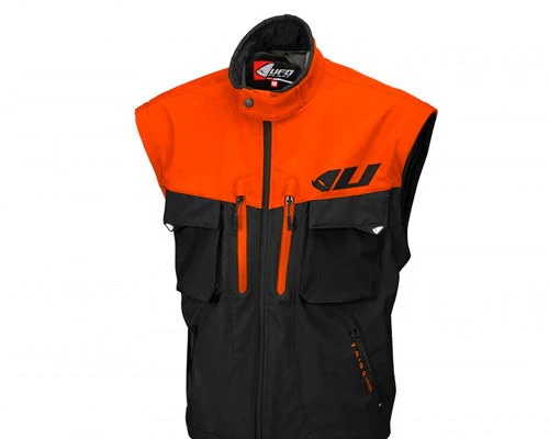 Chaqueta de enduro Taiga Black/Orange | UFO Plast - Image 3