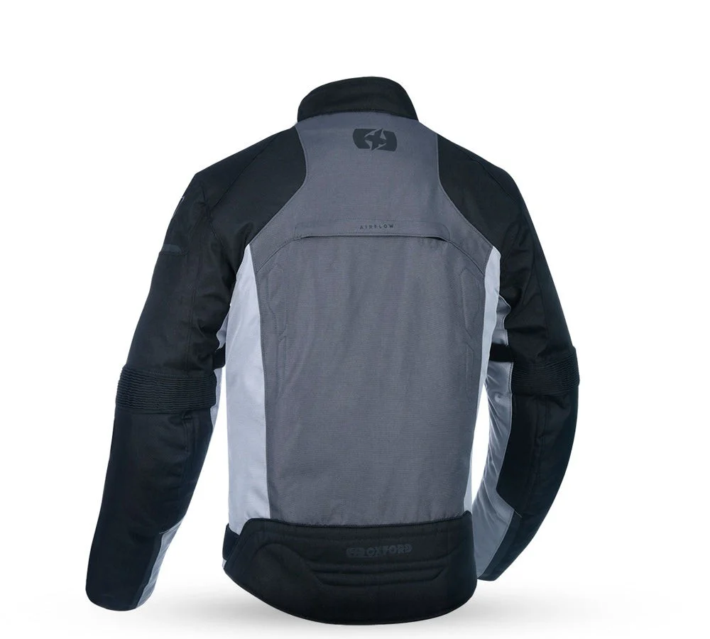 Chaqueta de calle para moto modelo Delta 1.0 Black Red | Oxford - Image 2