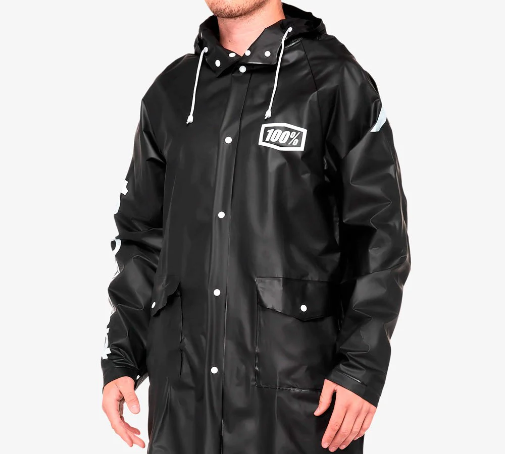 Chaqueta impermeable Torrent Black | 100 Percent