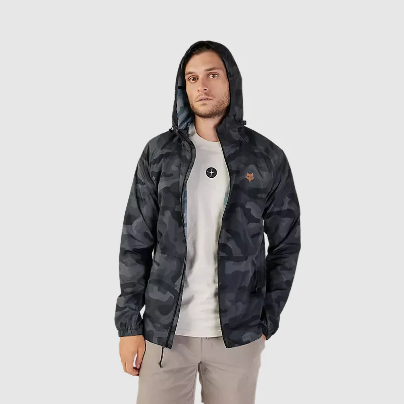 Chaqueta Lifestyle Cortavientos Fox Head Camo Negro Fox - Image 8
