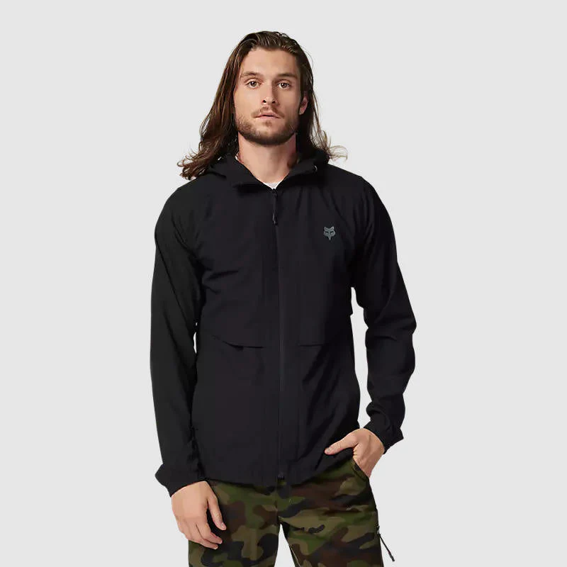 Chaqueta Lifestyle Cortavientos Survivalist Negro Fox - Image 3