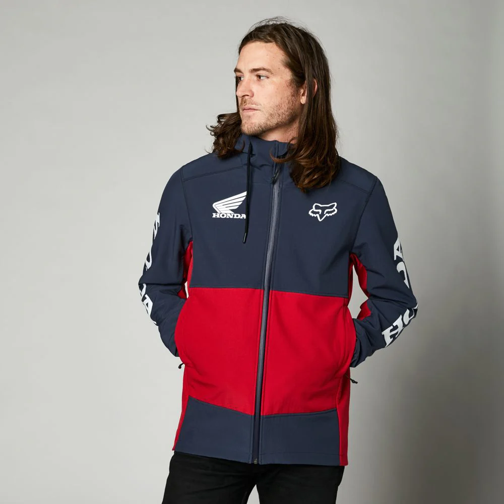 Chaqueta Lifestyle Honda Pit Azul Fox Racing