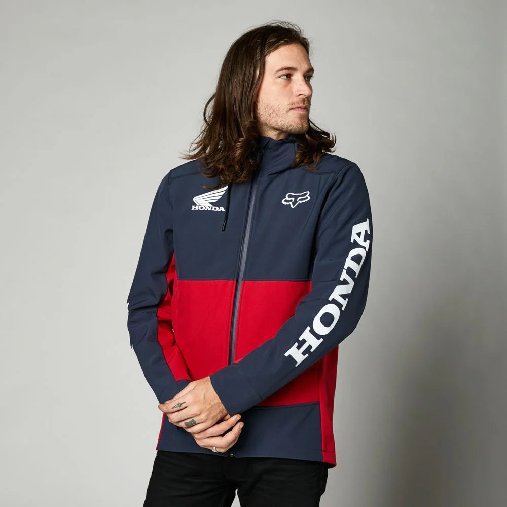 Chaqueta Lifestyle Honda Pit Azul Fox Racing - Image 3