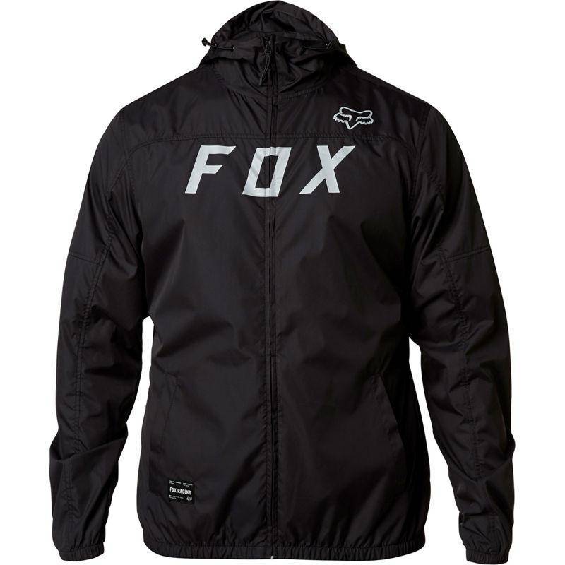 Chaqueta Lifestyle Moth Windbreaker Negro/Gris Fox Racing