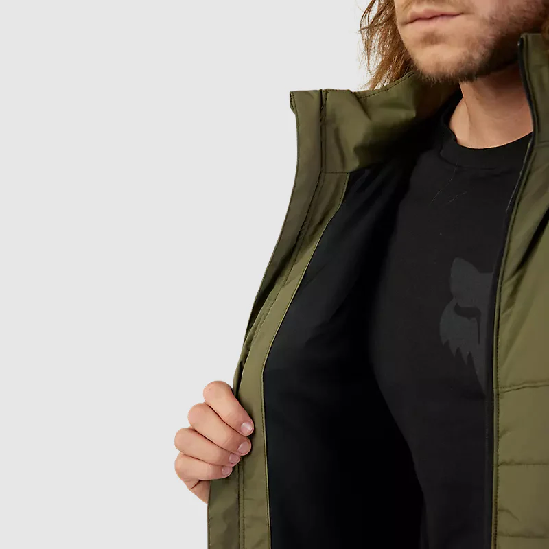 Chaqueta Lifestyle New Howell Puffy Verde Oliva Fox - Image 10