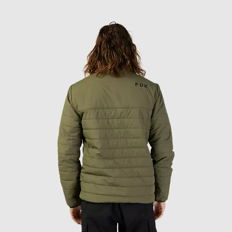 Chaqueta Lifestyle New Howell Puffy Verde Oliva Fox - Image 3