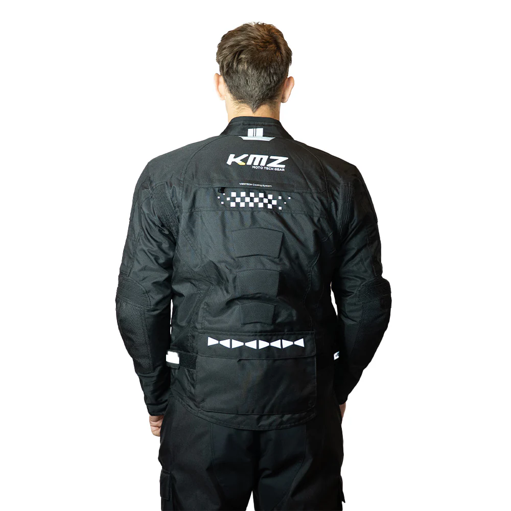 Chaqueta Moto Calle Driftline Apex Negro Kmz - Image 2