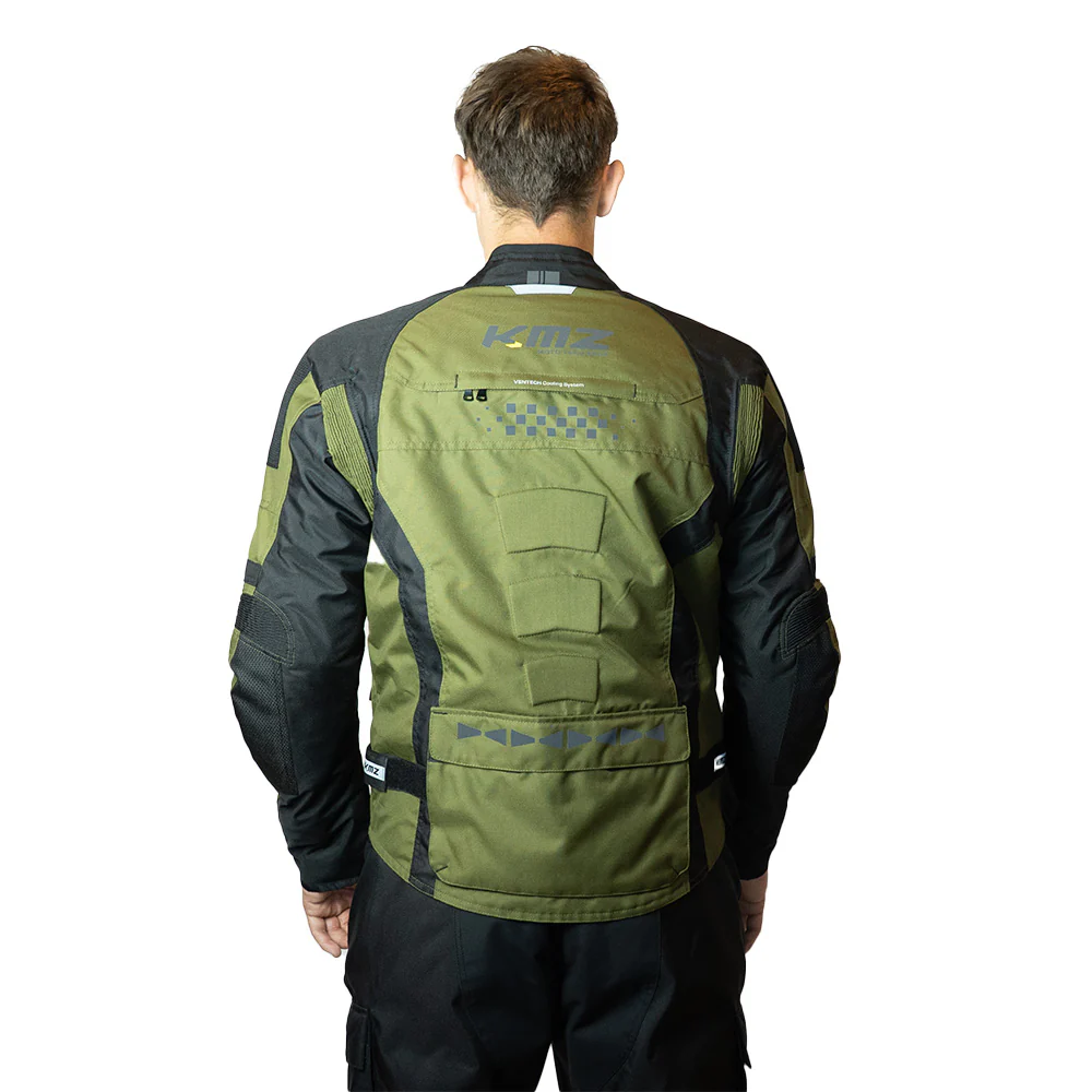 Chaqueta Moto Calle Driftline Apex Verde Kmz - Image 2
