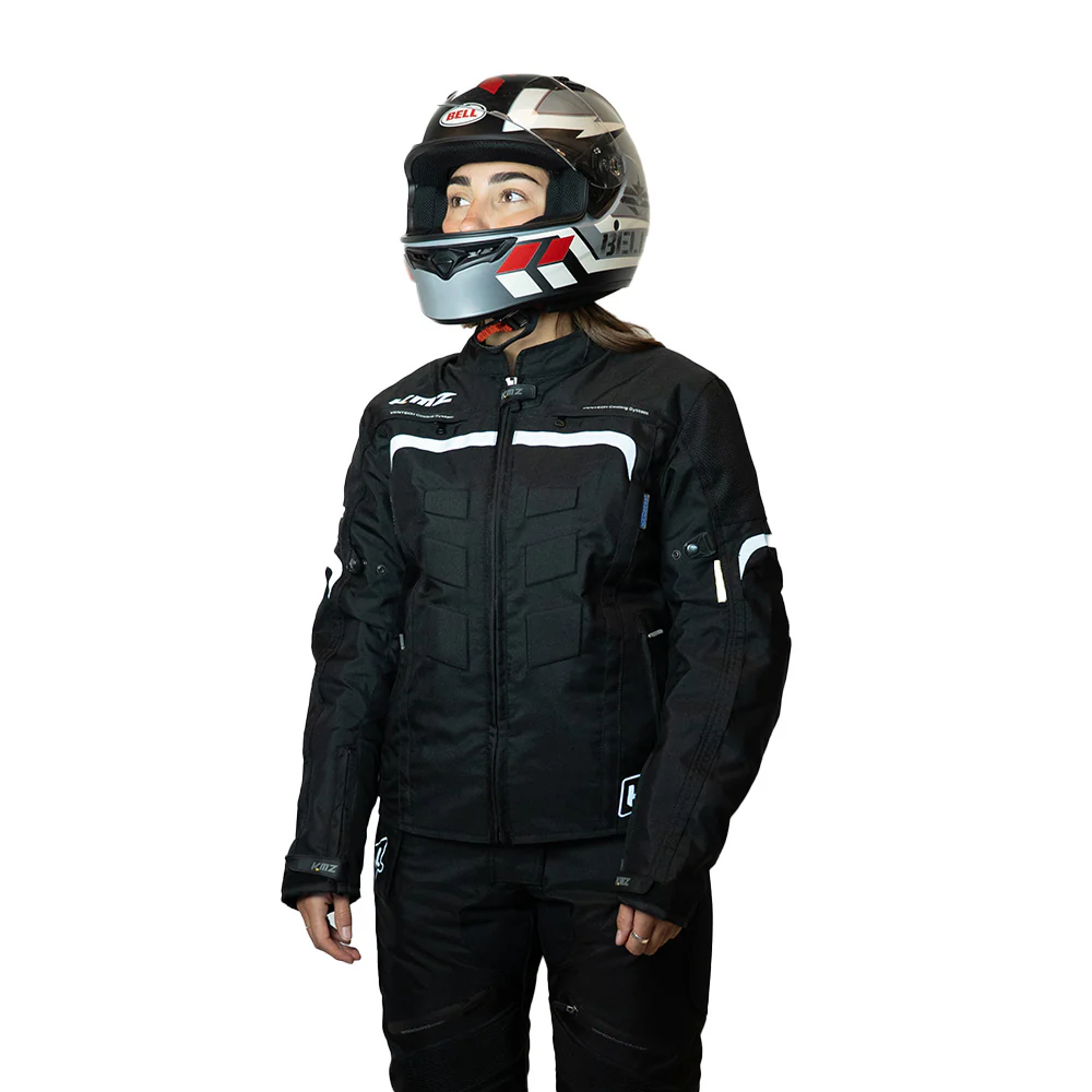 Chaqueta Moto Calle Metro Apex Negro Kmz - Image 4