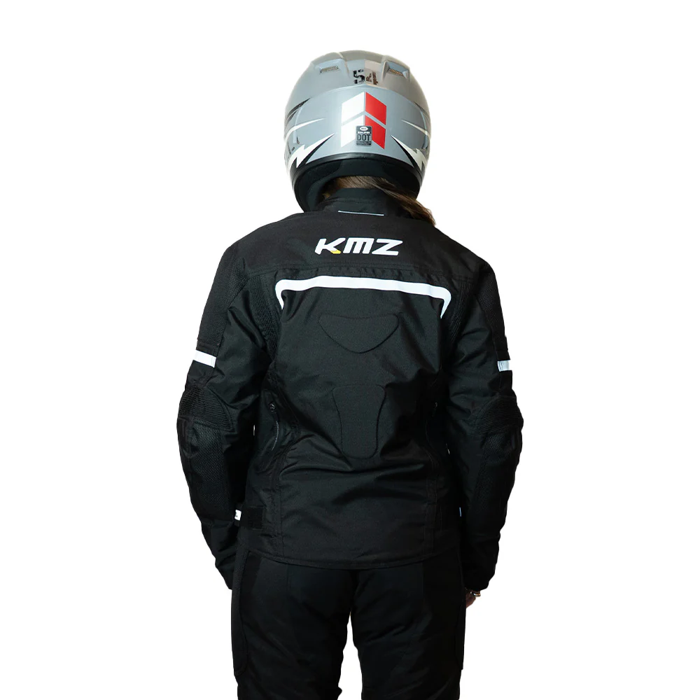 Chaqueta Moto Calle Metro Apex Negro Kmz - Image 5