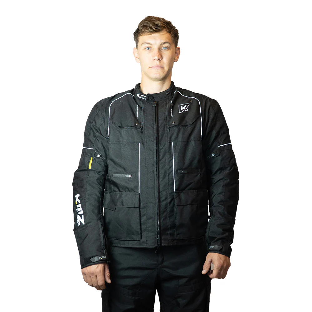 Chaqueta Moto Calle Metro Apex Negro Kmz - Image 7