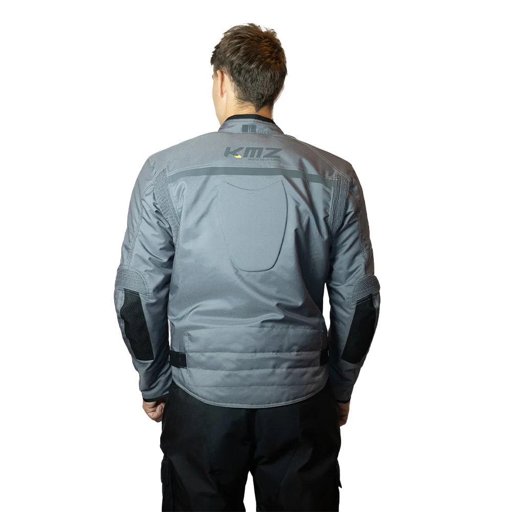Chaqueta Moto Calle Nightshift Apex Gris Kmz - Image 2