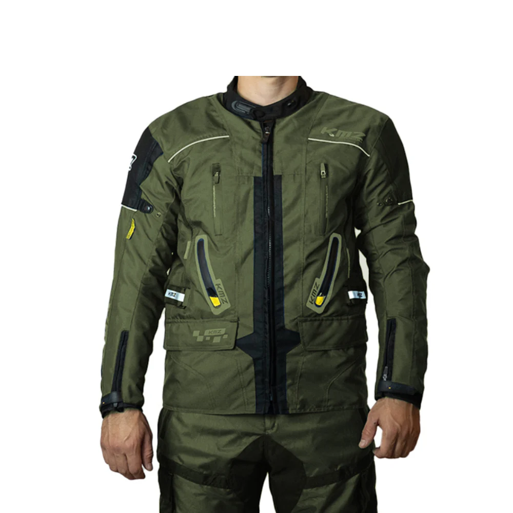 Chaqueta Moto Calle Prime Nomad Verde Kmz - Image 2