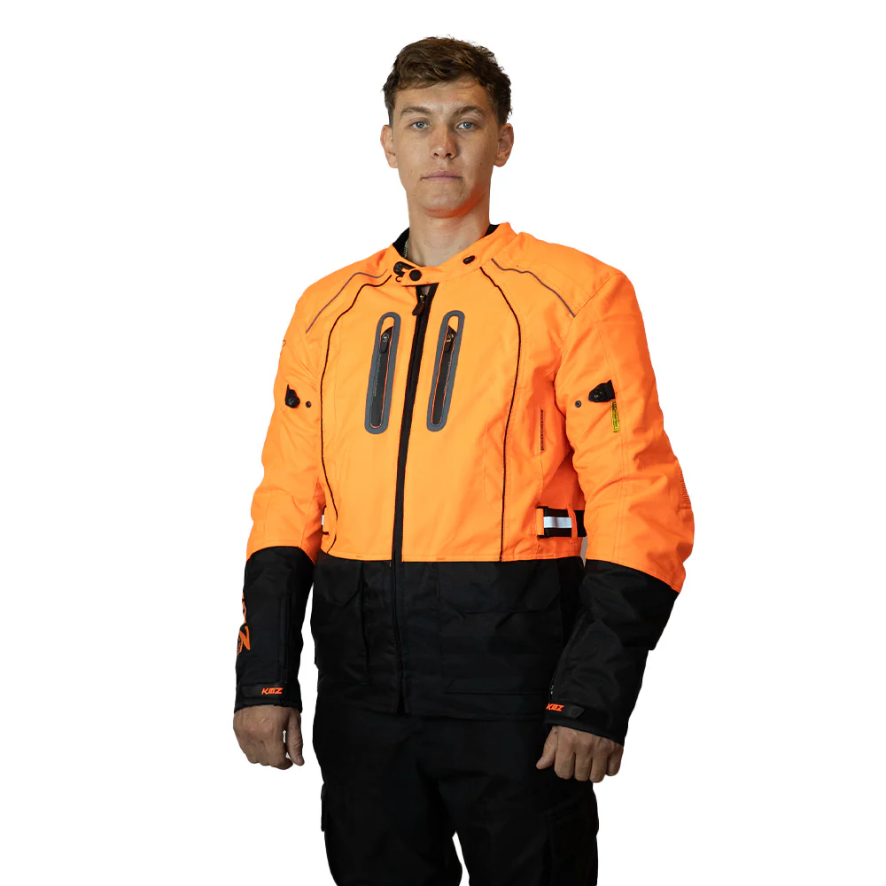 Chaqueta Moto Calle Savage Nomad Naranjo Kmz - Image 2