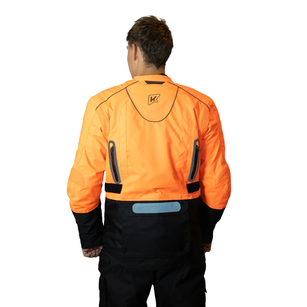 Chaqueta Moto Calle Savage Nomad Naranjo Kmz - Image 3
