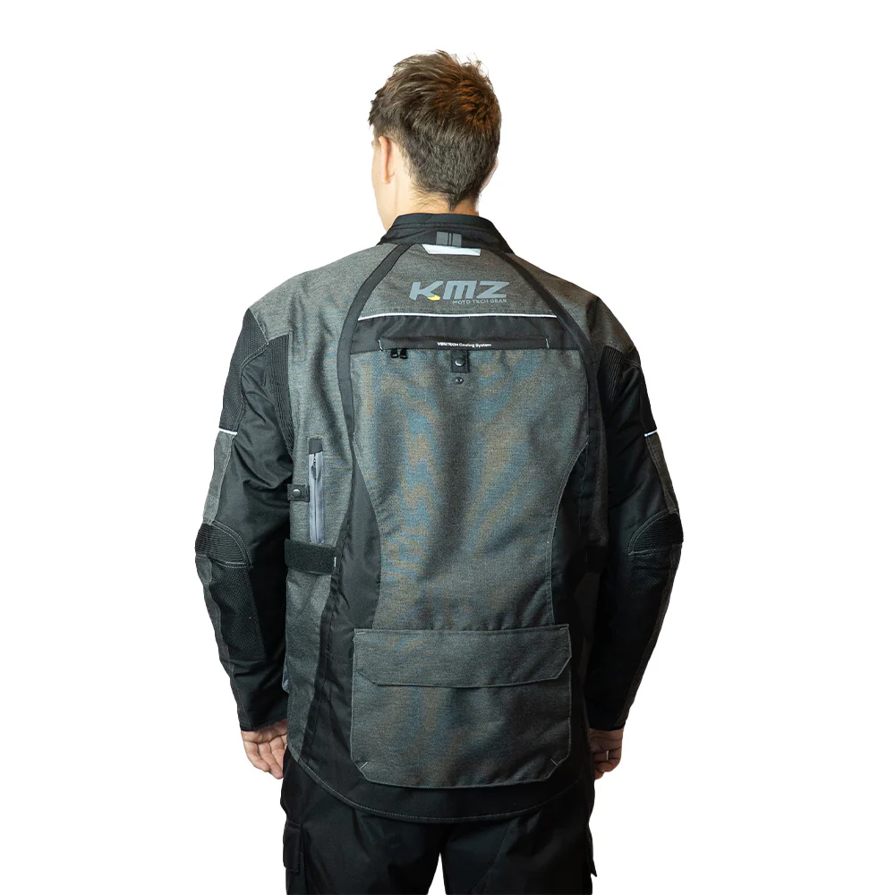 Chaqueta Moto Calle Signature Nomad Gris Kmz - Image 2