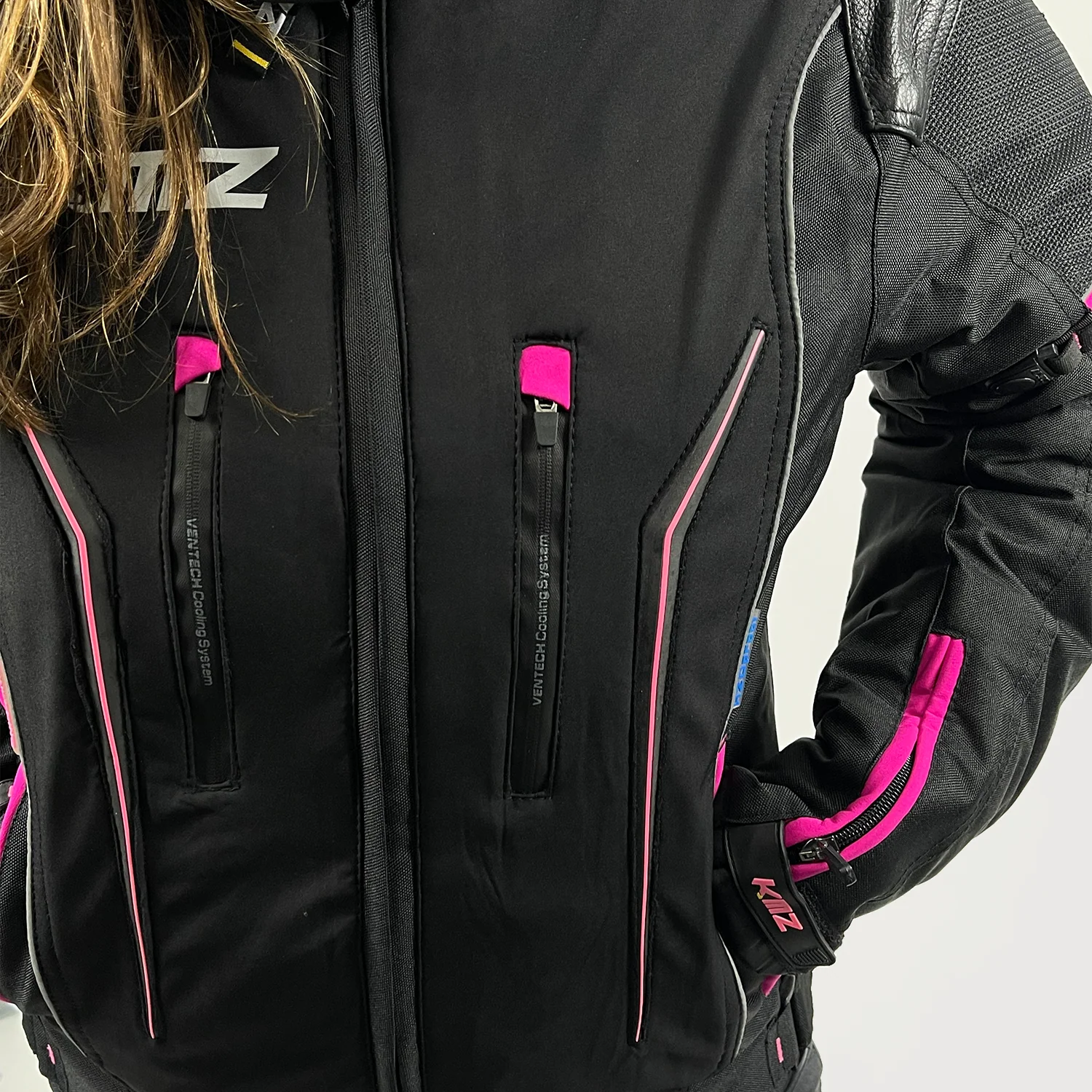Chaqueta Moto Calle Streetflow Apex Negro Kmz - Image 5