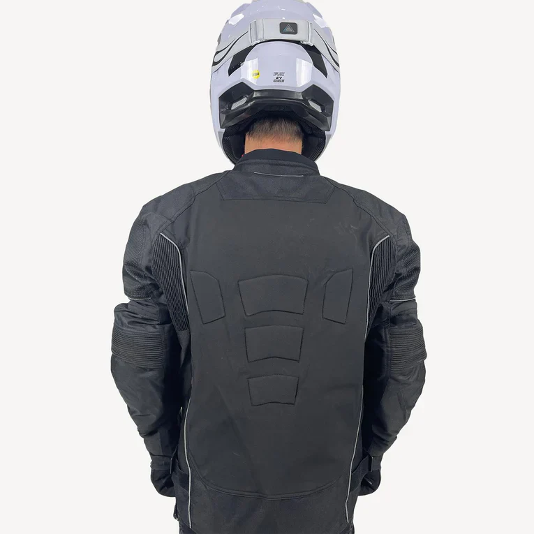 Chaqueta Moto Calle Warm Apex Negro Kmz - Image 3