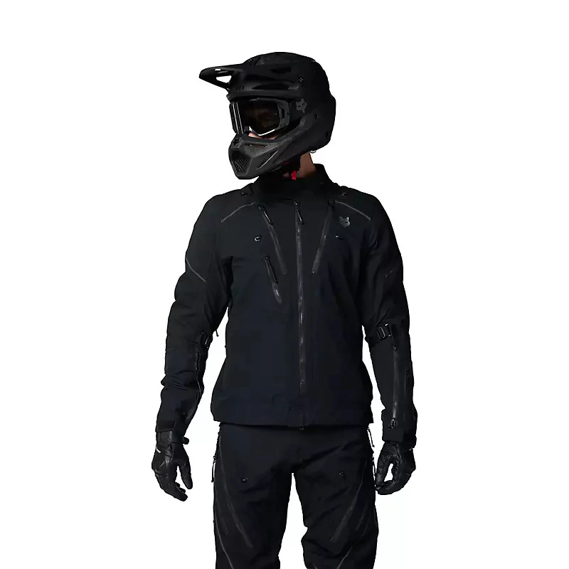Chaqueta Moto Defend GORE-TEX ADV Impermeable Negro Fox - Image 4