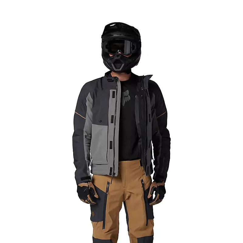 Chaqueta Moto Ranger GORE-TEX ADV Impermeable Gris Fox - Image 3