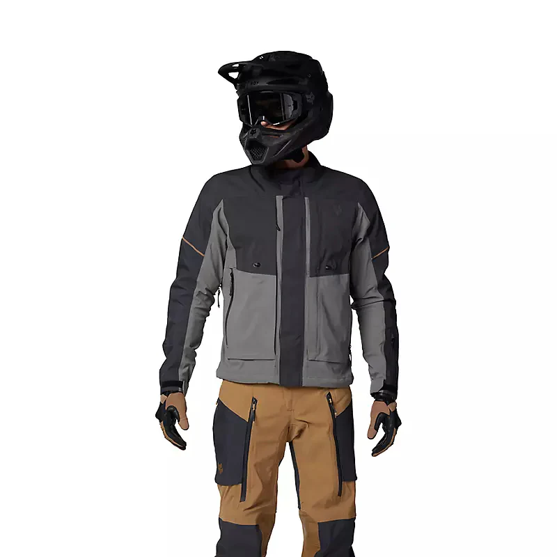 Chaqueta Moto Ranger GORE-TEX ADV Impermeable Gris Fox - Image 4