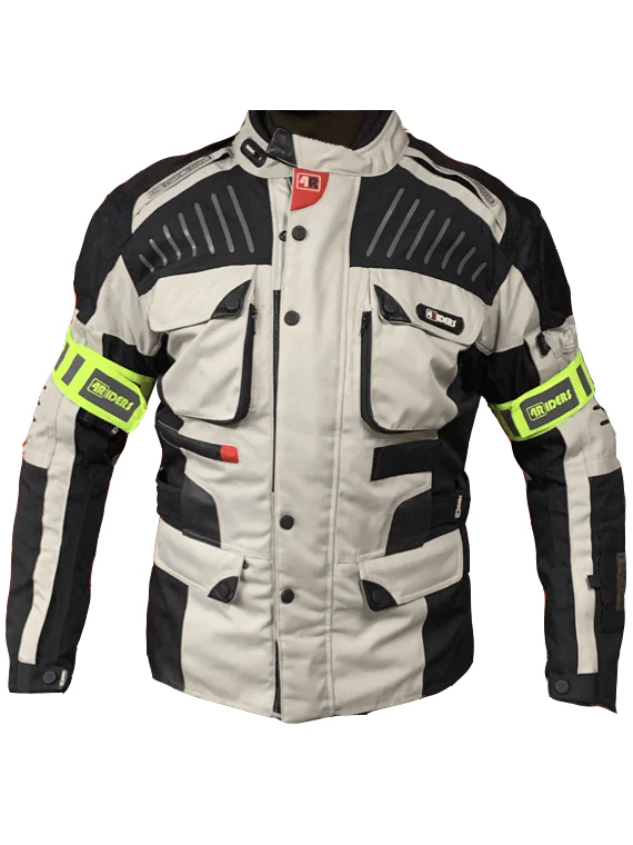 Chaqueta Neowell Textil Larga Negro Gris