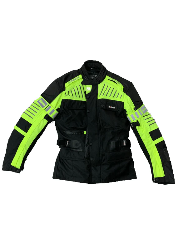 Chaqueta Neowell Textil Larga Reflectante Amarillo Negro