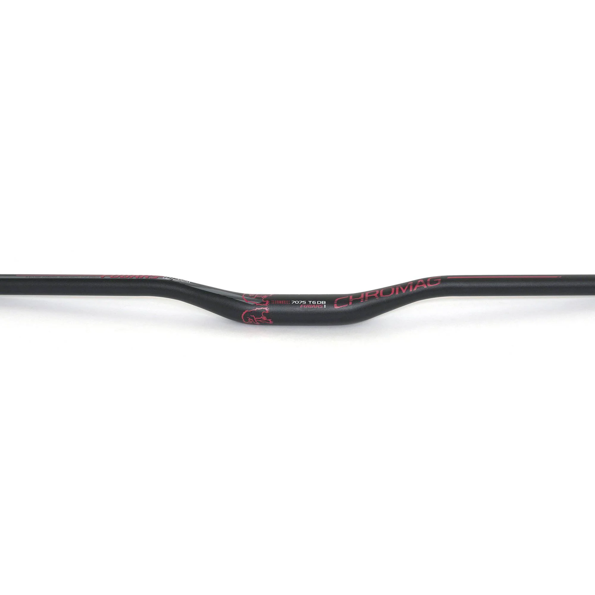 Chromag - Manubrio Osx Alum 31.8mmx25º Neg/Rojo