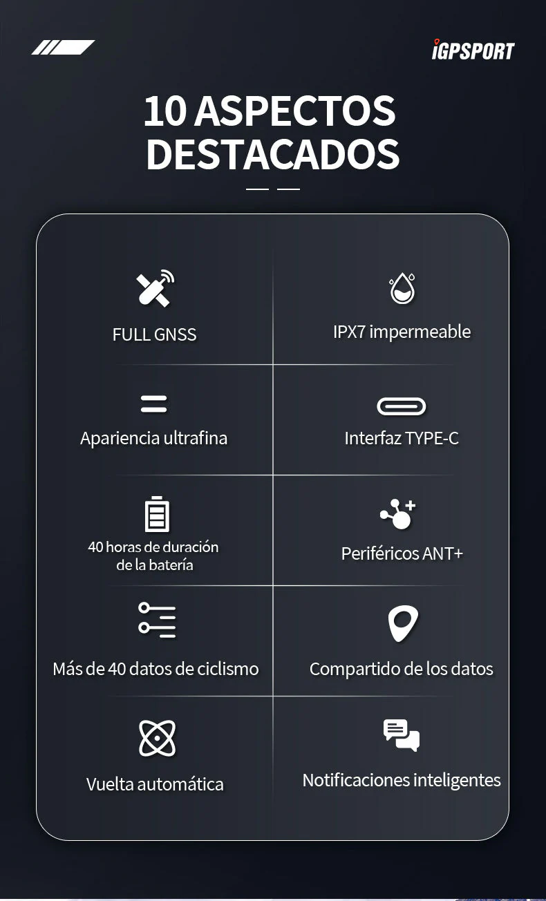 Ciclocomputador GPS iGPSPORT BSC100S - Image 6