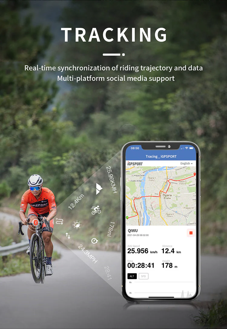 Ciclocomputador GPS iGPSPORT iGS320 - Image 10
